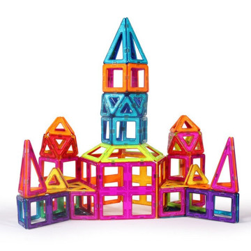 Vente chaude toys blocs de construction magnétiques en plastique fabriquer des jouets pour les jouets en plastique gros blocs de construction de garçons